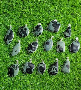 Kambaba Jasper Cabochon Kambaba Jasper Piedra preciosa Bisel Colgante para joyería Kambaba Jasper Piedra suelta - Product Image 3