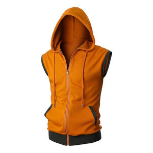 Débardeurs à capuche pour hommes Sports Bodybuilding Stringer Muscle Cut Off T Shirt - Product Image 5