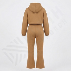 Nuevo Conjunto Deportivo de Chándal para Mujer, Fabricado en Fábrica, con Etiqueta Personalizada al por Mayor, Sudadera con Capucha, Ropa Deportiva de Alta Calidad, Color Personalizado - Product Image 2