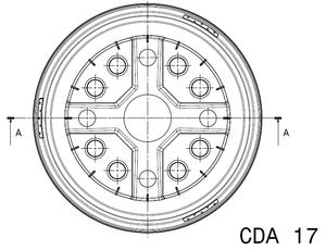 Alta calidad, 17 cm de diámetro, 2,2 Ltr, macetas de plástico reciclado para vivero, contenedor de plantas de jardín, varios colores, paleta empaquetada en PP - Product Image 4