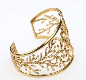 Bracelet rond en laiton fait main élégant et durable pour hommes et femmes, bracelet ouvert réglable, style moderne, pièce de déclaration - Product Image 3