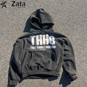 Hiver Hip Hop Custom Dtg All Printed Heavyweight French Terry Fleece Knitted Breathable Eco-Friendly Boxy Cropped Graphic - Product Image 1