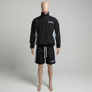 Custom logo High Quality Men Two Piece <b>Short</b> Set Polyester Streetwear Nylon Jackets Tracksuit for Men Windbreaker <b>Shorts</b> Set - Product Image 2