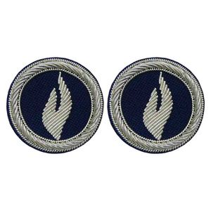 Article Offre Spéciale Paire d'onglets de col brodés pour uniformes Insignes authentiques Accessoires d'uniforme de service Ronpex de qualité supérieure - Product Image 6
