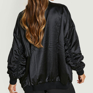 OEM personalizado señoras Casual correr al aire libre transpirable ligero cálido chaquetas acolchadas transpirable chaqueta de bombardero bordado Decoración - Product Image 6