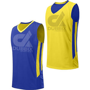 Maillot de basket-ball respirant de haute qualité 100% polyester, ensemble de vêtements de sport avec logo personnalisé pour l'été et l'hiver, logo 3D sur le devant - Product Image 5