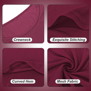 เสื้อกล้ามระบายอากาศลำลองสำหรับผู้ชายใส่สบายโลโก้แบบถักทอแบบถัก - Product Image 4