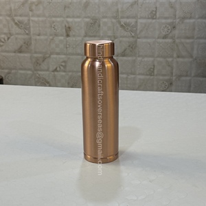 ขวดน้ำทองแดงโบราณลายเพชร | ขวดโยคะ1L กันรั่ว | เครื่องล้างจานปลอดภัยโลโก้ตามสั่ง - Product Image 5