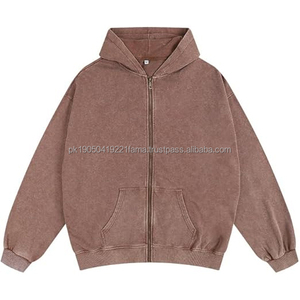 2025 personalizado lavado ácido pulóver invierno bordado sudaderas con capucha hombres alta demanda Streetwear gimnasio desgaste Regular Fit sudaderas - Product Image 1