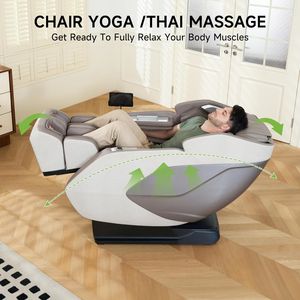 Fauteuil de massage avec détection de santé, technologie Air Walking, fauteuil de massage électrique inclinable pour tout le corps avec gravité zéro - Product Image 3
