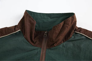 Chaqueta Cortavientos Ligera para Hombre, con Cierre, para Actividades al Aire Libre, Ciclismo, Running, Transpirable, con Bloques de Color - Product Image 3