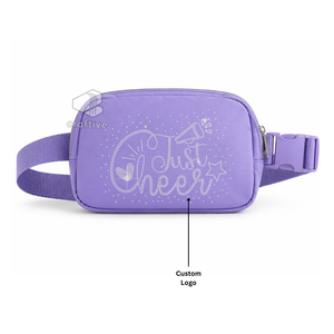 Sac banane personnalisé en strass pour pom-pom girls, ajustable, pour la danse et le sport, sac ceinture personnalisé - Product Image 5