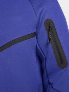 เสื้อมีฮู้ดของผู้ชายเสื้อฮู้ดฤดูหนาวแบบคลาสสิกแขนยาวพอดีตัวปรับแต่งสีพื้น - Product Image 6