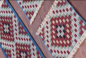 Juego de alfombras de asiento de coche estilo Kilim lavable, alfombra hecha a máquina para cubrir asientos de coche - Product Image 2