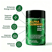 Gummies OEM Naturelles 10-en-1 au Shilajit pour le soutien de la détoxification corporelle et de l'immunité avec Maca – Vente en gros, Fabricant sur mesure, Approvisionnement direct