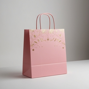 Borsa Portatile Nera di Lusso in Carta per Gioielli con Manico in Cartone Fustellato, Logo Personalizzato per <span class=keywords><strong>Artigianato</strong></span>, Shopping e Abiti - Product Image 6