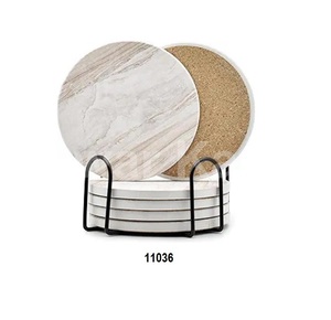 จานรองแก้วทองแดงกลมทุบ - Product Image 4
