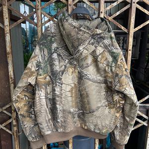 Wholesale Oem Custom Vintage Printing Camouflage <b>Zip</b> <b>up</b> <b>Jacket</b> Camo Hunting Cargo Full <b>Zip</b> Hoodie for Men - Product Image 3
