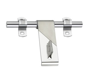 Porte de salle de bain de chambre à coucher en acier inoxydable chromé au design moderne Aldrops de la meilleure qualité avec installation facile - Product Image 1