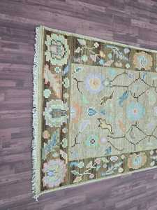 Alfombra Oriental Oushak Runner de alta calidad, alfombra antigua 8x11 hecha a mano de melocotón, alfombra decorativa de lujo para el hogar, juego de alfombras para sala de estar - Product Image 4