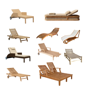 Canapé-lit rond extérieur en rotin et osier avec baldaquin Mobilier de patio Lit de plage Canapé-lit rond en rotin - Product Image 5