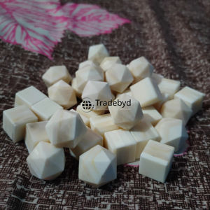 Molded Horn <b>Polyhedral</b> <b>Dice</b> 7-Piece Set Durable Eco-Friendly for RPG Board Games and Collectors Tradebyd - Product Image 1