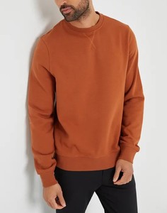 Sudadera de algodón grueso con cuello redondo para hombre y mujer, estilo urbano estampado ecológico, térmica 3D, talla grande, teñido liso, para invierno - Product Image 5