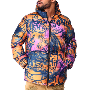 Venta al por mayor de ropa personalizada para hombre de invierno informal a prueba de viento chaqueta acolchada de fabricación para hombre - Product Image 1