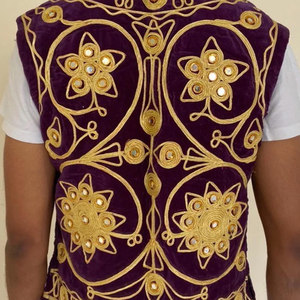 Gilets et gilets de cérémonie de style traditionnel de haute qualité pour hommes, tissu décontracté avec décoration de logo personnalisé - Product Image 6