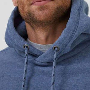 Sweat à capuche surdimensionné gris personnalisé pour homme de haute qualité OEM, 100% coton respirant, fabriqué au Pakistan pour la saison d'automne - Product Image 4