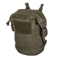 Pochette administrative verticale modulaire tactique Domelco Group Molle Flex en polyester respirant et imperméable avec fermeture éclair et boucle auto-agrippante pour la défense personnelle