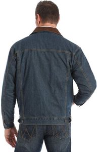 Men's Casual Denim <b>Jacket</b> Turn-down Single Button Front Regular Fit 100% Cotton Quick Dry <b>Western</b> Winter Washed OEM Custom - Product Image 2