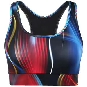 Sujetador Deportivo Ligero de primera calidad para mujer, transpirable, de alta calidad, con forro de Spandex/nailon, personalizable, frontal, de secado rápido, de alto soporte - Product Image 2