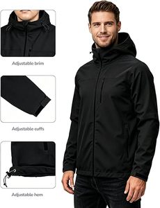 เสื้อแจ็คเก็ตสำหรับผู้ชายแบบสั่งทำพิเศษ (OEM) สำหรับกิจกรรมกลางแจ้ง กันน้ำ กันลม ระบายอากาศได้ดี ป้องกันพายุฝนและลมแรง เหมาะสำหรับการพายเรือใบ - Product Image 3
