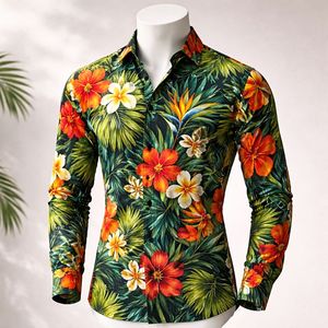 Camisa Informal de Manga Larga con Cuello Cuadrado y Estampado para Hombre, 100% Algodón, Lavada a la Primavera, Proveedor Indio, Estilo Cuadrado, Tela de Popelina - Product Image 1