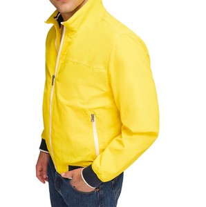 Chaqueta de cuero universitaria informal de talla grande para hombre, diseño acanalado de bloque de Color de invierno con bordado de chenilla, servicio OEM de otoño - Product Image 1