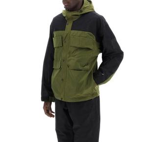 100% Polyester Lightweight Anorak Jacket Water Resistant Color Block Windproof Windbreaker Jacket for <b>Men</b> - Product Image 5