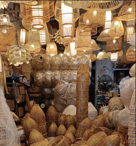 Vente en gros de lanternes en bambou rétro/lampe en bambou-Parfait pour la décoration, l'éclairage et les projets de design d'intérieur - Product Image 4