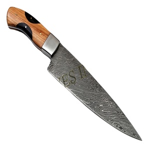 Custom Handmade Damascus Steel 12.5 Inches Chef <b>Knife</b> <b>Set</b> Durable Daily Cutter With Modern Design <b>Sharp</b> Feature Food Preparation - Product Image 1