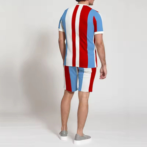Ensemble deux pièces confortable et respirant pour homme : T-shirt à manches courtes et short de loisirs, style streetwear, collection été 2026, vente chaude - Product Image 2