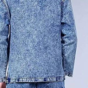 Veste en jean déchirée de style personnalisé de haute qualité pour hommes et veste en jean décontractée 100% coton pour hommes en vente - Product Image 6