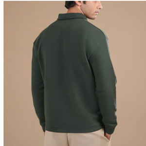 Camisetas Polo de Algodón Transpirable para Hombre, con Estampado Bordado, Tejido de Punto, Manga Larga Informal, con Logotipo Frontal - Product Image 4