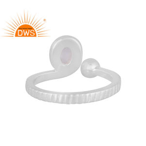 แหวนโอปอลแท้คุณภาพดีที่สุดอัญมณีโอปอลจากเอธิโอเปียนธรรมชาติเครื่องประดับแบบปรับได้สำหรับผู้หญิงของขวัญสำหรับผู้หญิง - Product Image 4