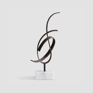 Lo más nuevo, escultura de Arte de aluminio y hierro, accesorios de decoración de Mesa para el hogar, oficina, escritorio, decoración, habitación de Hotel, restaurante, venta al por mayor - Product Image 5