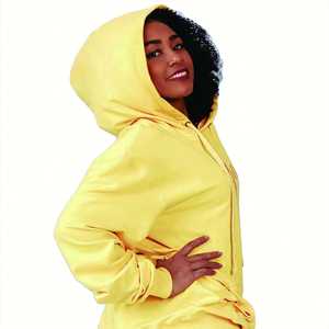 Sweat à capuche unisexe personnalisé double couche 100% coton doublé polaire de haute qualité, uni, hiver, badge personnalisé, couleur et taille en gros - Product Image 5