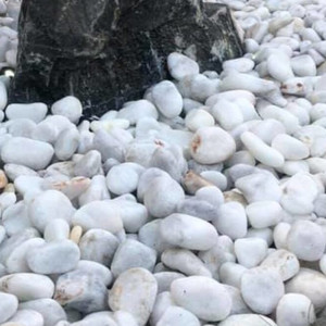 Pierres d'aménagement extérieur de différentes tailles de couleur mélangée de pierre naturelle de galets de rivière - Product Image 2