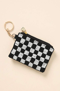 Bolsa Pequeña Bordada con Cuentas para Monedas y Joyas, Diseño de Cuentas de Semilla, Bordado con Cuentas, Bolsa para Monedas de MD HANDICRAFTS - Product Image 2