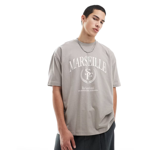 Camiseta de Algodón para Hombre, Camisetas con Estampado, Cuello Redondo, 100% Algodón, Personalizable, Tendencia de la Industria, OEM/ODM de Bangladesh al por Mayor - Product Image 5