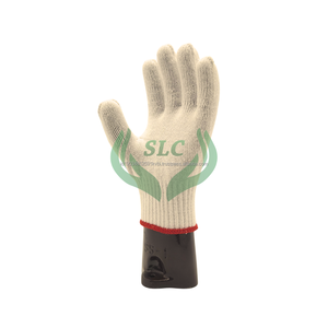 Gants de sécurité industriels en coton indonésien, tricotés, antistatiques, anti-chocs, haute qualité, usage général, longueur 26 cm - Product Image 4