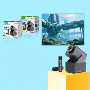 Proyector LCD Smartbarry HT31 720P Android Portátil para Cine en Casa con Micrófonos y Altavoz KTV - Product Image 3